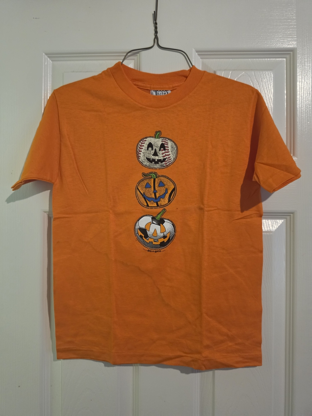 Orange Kids' Pumpkin Stack Graphic Tee